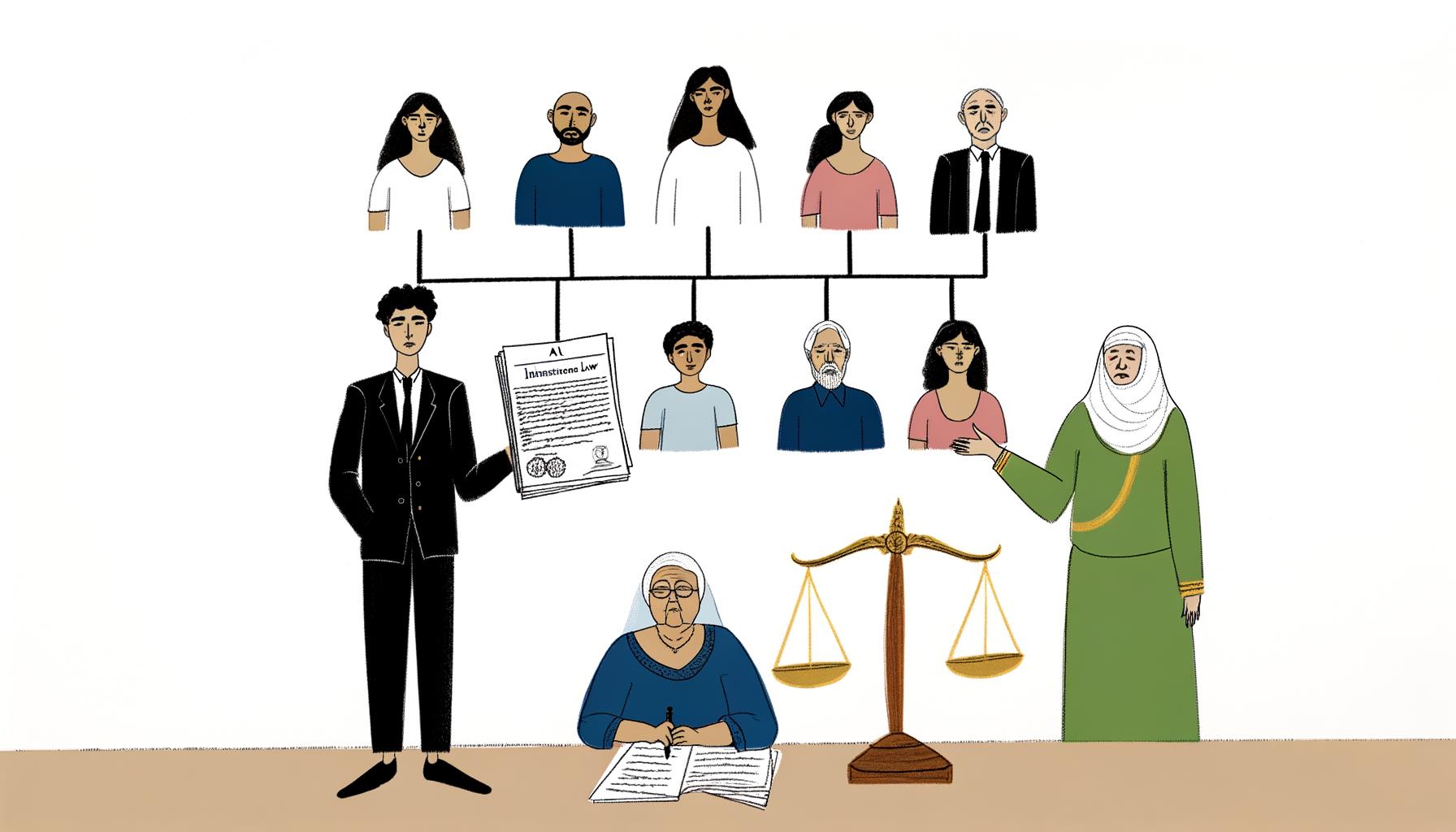 Inheritance law covers wills, estates, and asset management