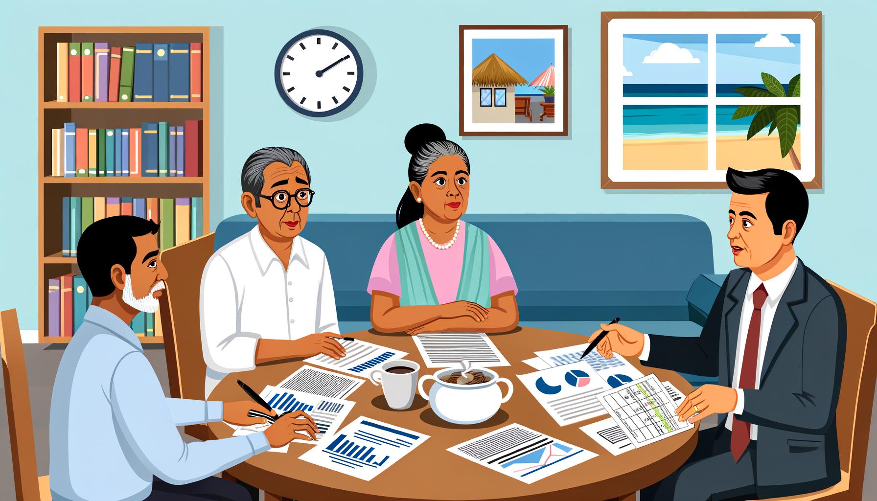 Retirement planning checklist with essential tasks